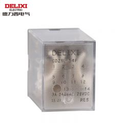 德力西电气 小型继电器 CDZ9L-54P （带灯）AC220-240V