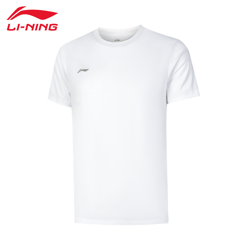 李宁（LI-NING） ATSU839-2男士短袖透气速干轻薄T恤标准白4XL码