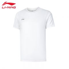 李宁（LI-NING） ATSU839-2男士短袖透气速干轻薄T恤标准白4XL码