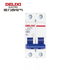 德力西（DELIXI）空气开关 HDBE632C63 家用空开小型断路器2P双极断路器 2P63A