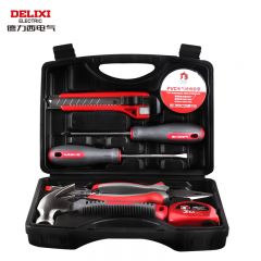 德力西电气（DELIXI ELECTRIC）家用工具组套 工具套装工具箱8/15/50件套装 手动维修套 8件套基本维修组套