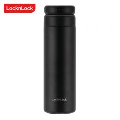 乐扣乐扣（LOCK&LOCK） LHC3290BLK保温保冷一键开盖推盖保温杯可拆卸茶网易洗316不锈钢高颜值日常黑色450ml