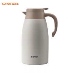 苏泊尔（SUPOR）TKC200KH53家用保温壶304不锈钢暖壶 2.0L奶油白