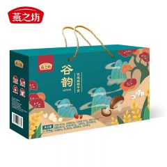 燕之坊 谷韵礼盒1755g 五谷杂粮粗粮米八宝粥木耳绿豆百合黄小米红豆糙米 盒