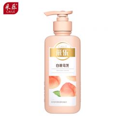采乐 清爽控油去屑白桃洗发乳300ml修护烫染干枯等受损发质