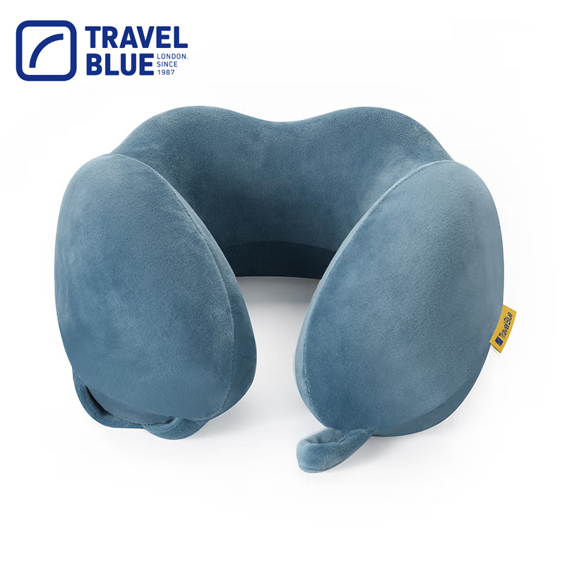 蓝旅（TRAVEL BLUE） 212记忆棉u型枕汽车高铁飞机旅行护颈枕宁静颈枕蓝色