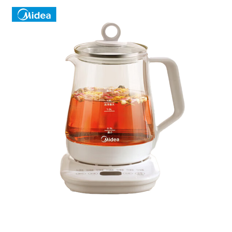 美的（Midea） MK-YSP1508养生壶大容量 煮茶器智能预约1.5L烧水壶 恒温煮茶壶 办公室电水壶 花茶壶