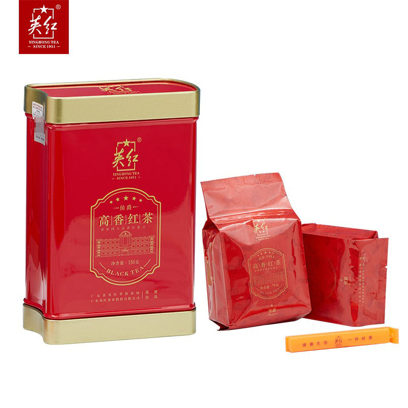 英红 侯爵高香红茶150g 罐装 高香红茶 有机茶叶红茶 浓香型工夫红茶自饮节日送礼