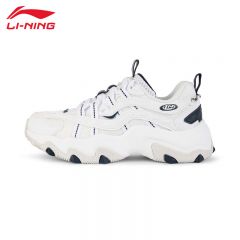 李宁（LI-NING） AGCV400-1猫爪舒适透气女款经典休闲鞋标准白36
