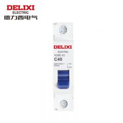 德力西电气 小型断路器 HDBE-63 C型 家用空开小型断路器1P单极断路器 1P40A