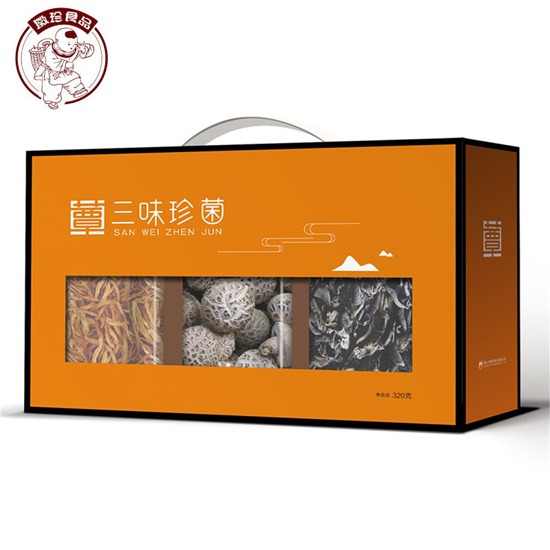徽珍 三味珍菌礼盒320g /盒