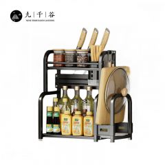 九千谷 厨房调料品置物架筷刀架台面调味料收纳用品多功能调料架子2004