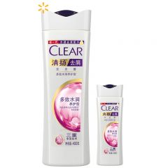 清扬（CLEAR） 去屑洗发露多效水润养护型400g+160g蕴含去屑成分层层滋养头皮
