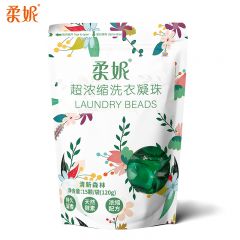 柔妮  浓缩洗衣凝珠持久留香 清新森林香氛15粒袋裝