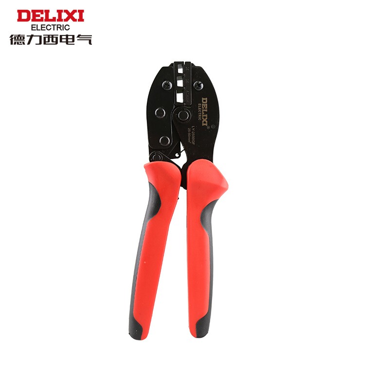 德力西电气（DELIXI ELECTRIC）绝缘端子压线钳裸端子管型端子压线接线钳插簧端子钳紧线钳 LY2550GF管形端子压线钳25-50mm2