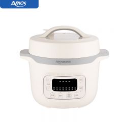 亚摩斯（AMOS） AS-YDG408T 家用钛内胆电压力锅钛釜双模式无涂层内胆两段调压多功能电饭锅智能预约定时开盖煮