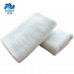 兰诗（LAUTEE）  清洁方巾挂钩超细纤维毛巾清洁手帕白色30*30cm10条装 DA1080