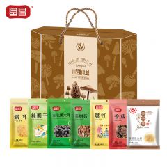 富昌 山芝韵礼盒A款1180g 山珍食用菌菇菌类大礼包
