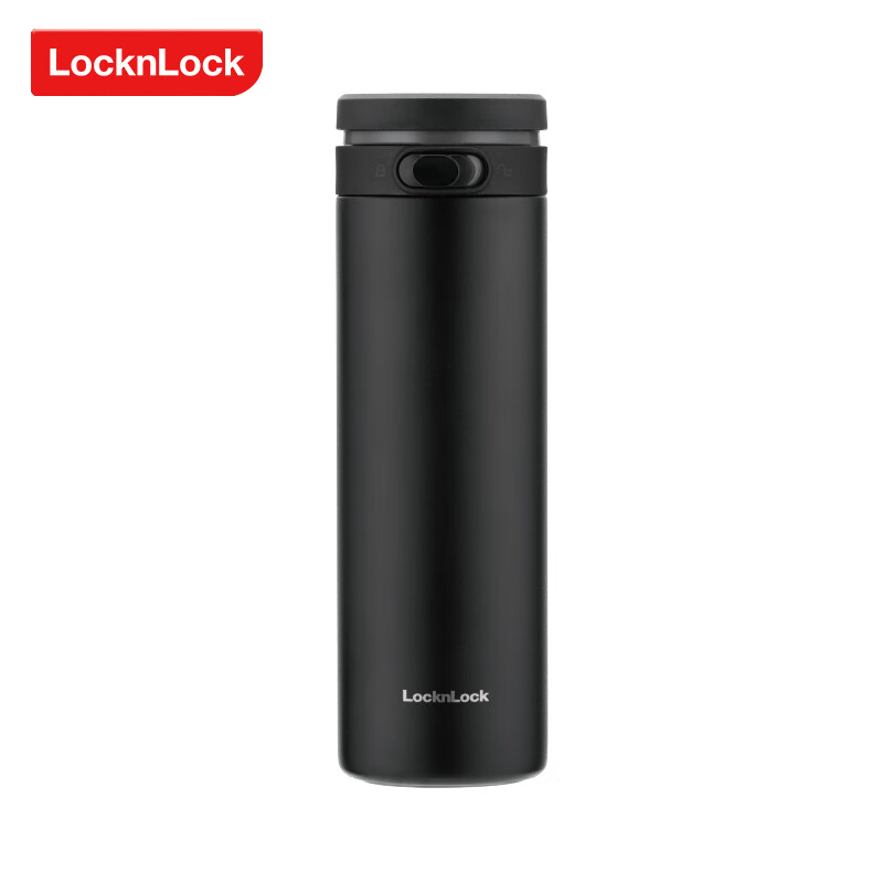 乐扣乐扣（LOCK&LOCK） LHC3274BLK保温保冷一键开盖内置茶网保温杯316不锈钢内胆办公外出通勤黑色430ml