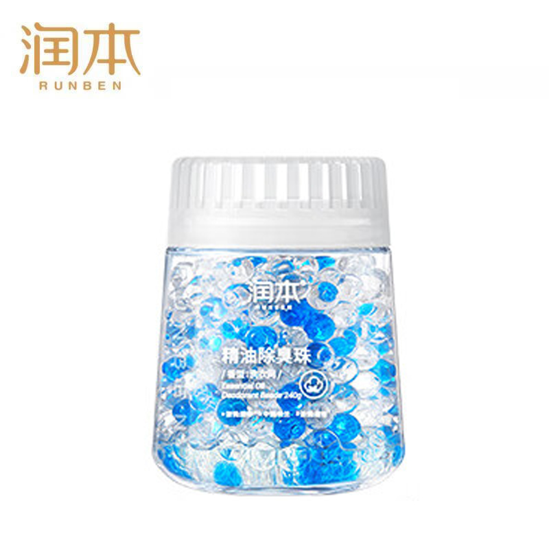 润本（RUNBEN） 精油除臭珠240g厕所浴室去味香氛空气清新剂留香珠洗衣间阳光皂香