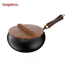 龙的（longde） LD-TM535 无涂层大肚炖炒锅家用大容量炖锅