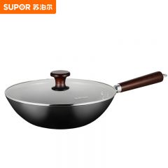 苏泊尔（SUPOR） VC32BH01炒锅精铁锅无涂层不锈炒菜锅燃气灶明火电磁炉通用
