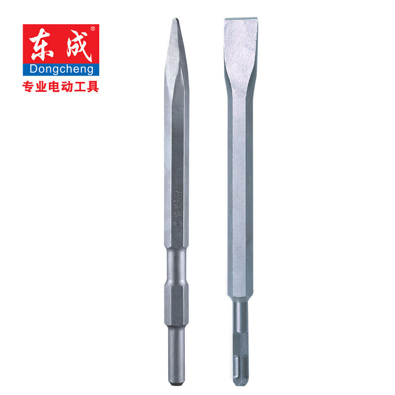 东成 镐钎镐头26电锤 0810电镐的凿子 尖凿 扁凿电动工具附件 14*250方柄扁凿