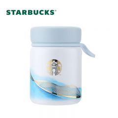 星巴克（Starbucks） 丹青墨绿系列丹青墨染款不锈钢保温杯办公便携简约 丹青墨染真空焖烧罐636ML