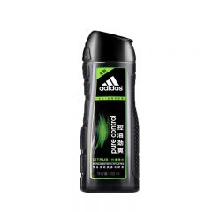 阿迪达斯（Adidas） 男士控油劲爽去屑洗发露400ml柠檬精华清爽祛油
