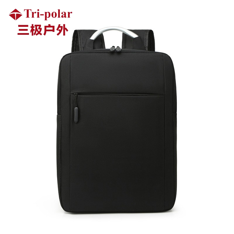 三极户外（Tri-polar） TP2056男女大容量双肩背包初中学生书包韩版电脑包黑色