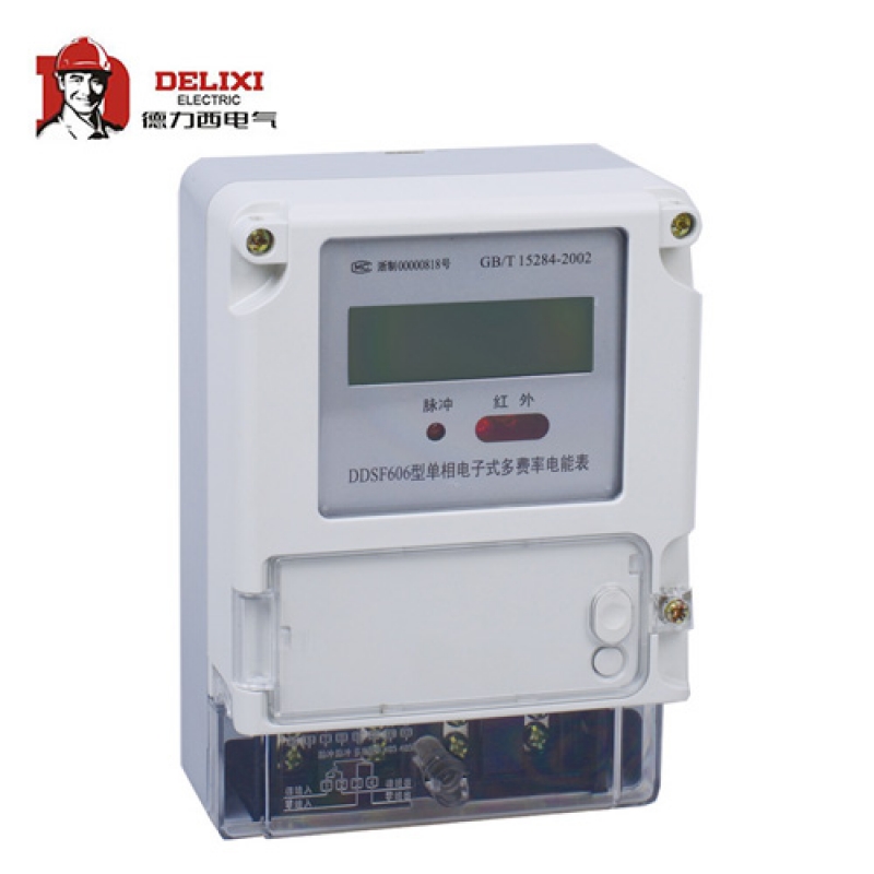 德力西电气（DELIXI ELECTRIC） 单相电子式多费率电能表；DDSF606 220V 1级 5（60）A