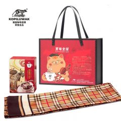 野鼬咖啡 挂耳咖啡手冲滤挂黑咖啡粉精品送礼套装礼盒 曼特宁丝语125g