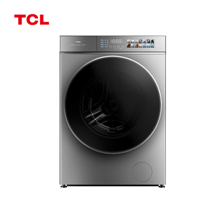 TCL G120P7-HDI智能投放12公斤超级筒P7超薄洗烘一体滚筒洗衣机 1.2洗净比 全域免污 540mm大筒径