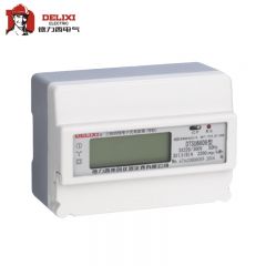 德力西电气 三相四线电子式电能表（导轨）1DTSU6606 220/380V 1级 15（60）A 液晶 导轨