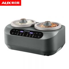 奥克斯（AUX） VK-AS22F2 双胆电饭煲电饭锅 家用多功能上下双热源煮饭微压煲汤煮饭煲汤锅