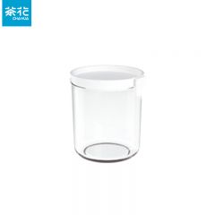茶花（CHAHUA） 玻璃密封罐收纳罐 650ml 5只/组    002002