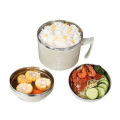 贝瑟斯（Beisesi）      304不锈钢快餐杯 绿色BS-4341