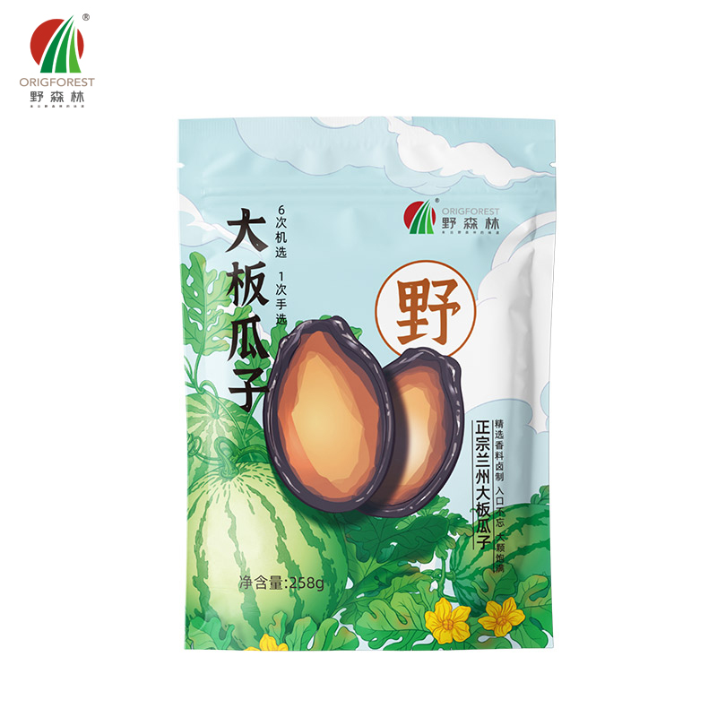 野森林 大板瓜子258g 坚果瓜子零食大瓜子大西瓜子 袋装