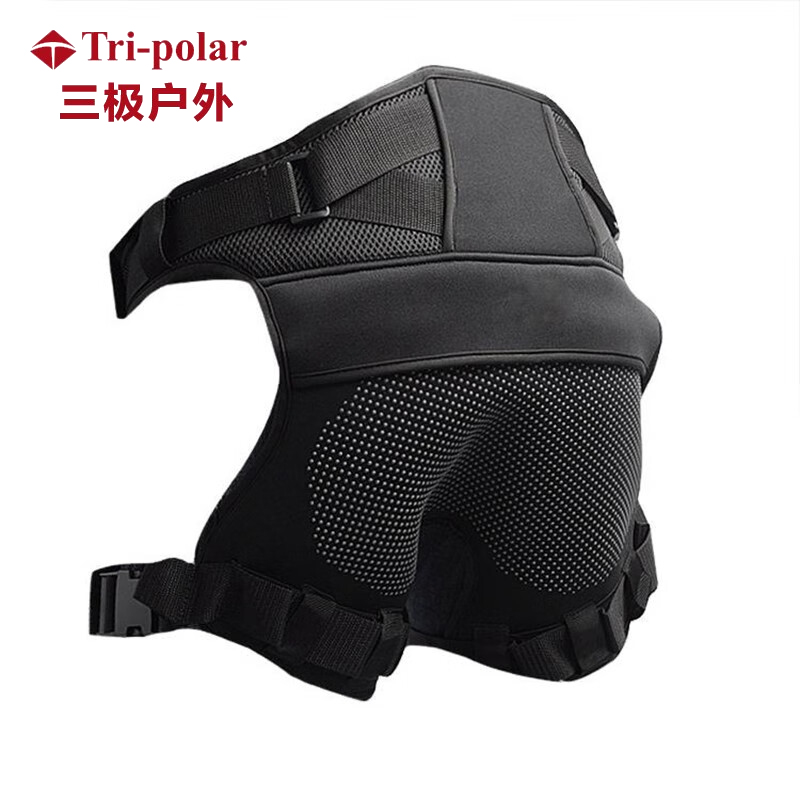三极户外（Tri-Polar） TP3094户外垂钓坐垫室内防滑防潮加厚臀部运动防护坐垫黑色均码