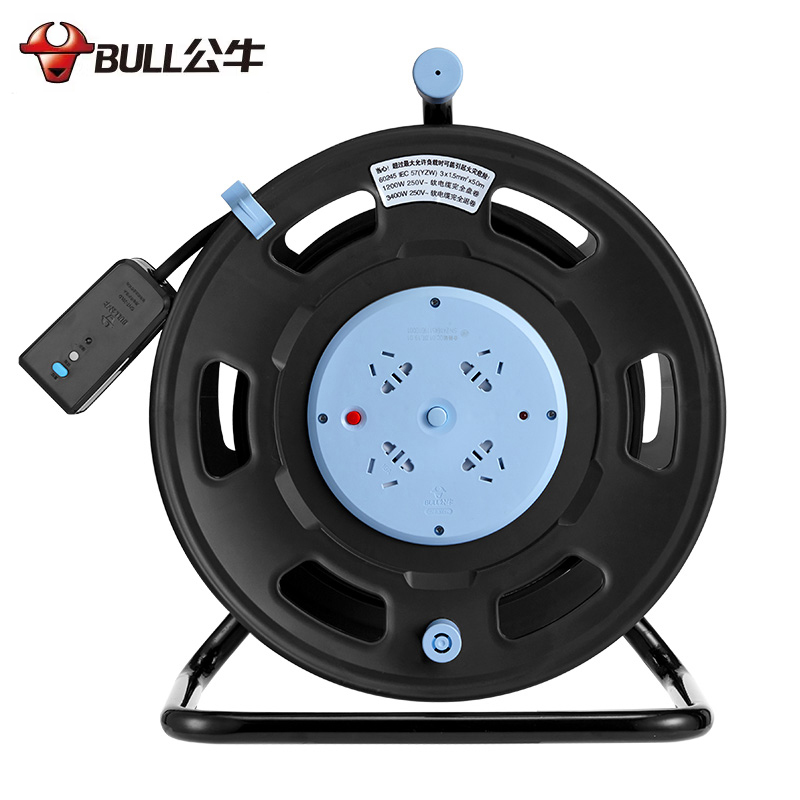 公牛（BULL） GN-806DN(S)无线电缆线盘插座移动电缆绕卷线盘线轴拖线盘空盘（6451）