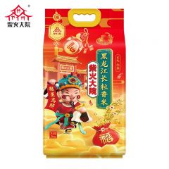 柴火大院 东北大米财火大院黑龙江 长粒香米5kg