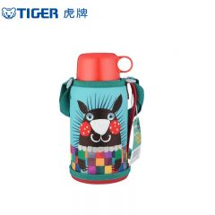虎牌（TIGER） 儿童保温杯吸管杯两用杯304不锈钢 MBR-S06C 小针鼹 A 600ML