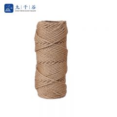 九千谷 手工麻绳粗材料包4mm 长约200m麻线diy装饰捆绑绳鲜花包装线3484