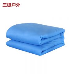 三极户外（Tri-Polar） TP2846单人上下铺棉花被子被芯被套烤蓝40纱织150*200cm