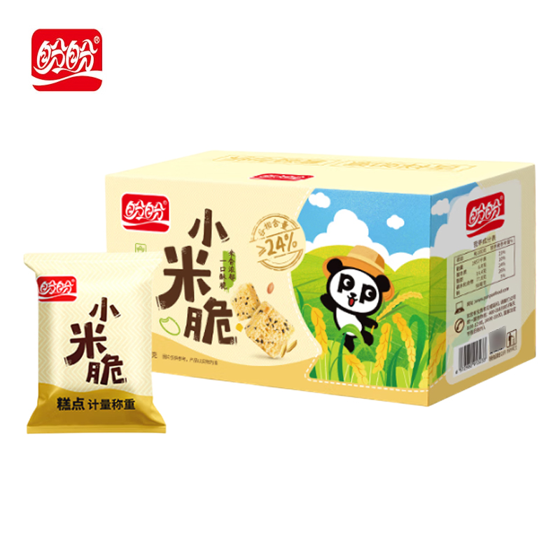 盼盼 小米脆（原味）140g锅巴休闲解馋零食糕点整箱食品网红膨化小吃（2件起发）