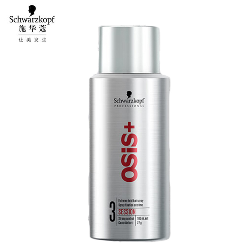施华蔻（Schwarzkopf）专业刚劲质感定型发胶100ml 清爽蓬松速干持久干胶定型喷雾