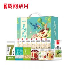 陇间柒月 油米有福礼盒五谷杂粮粮油礼包节日福利伴手礼 夏颂清凉D1礼盒2880g