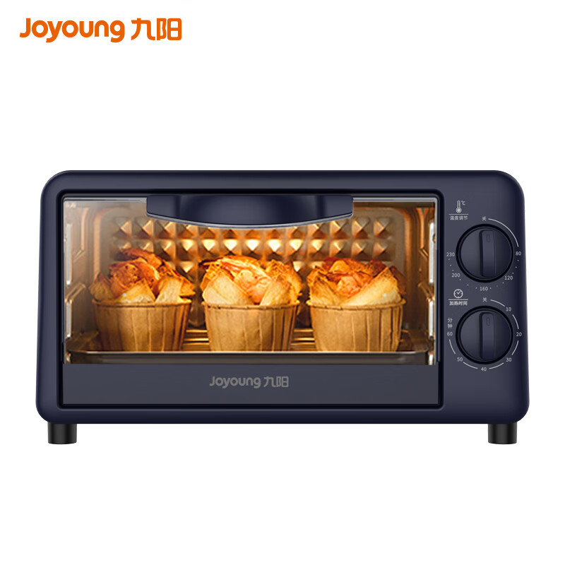 九阳（Joyoung） KX10-V601电烤箱家用多功能烘焙定时控温迷你烤箱10L