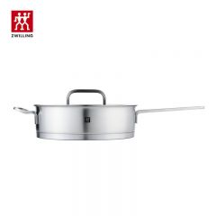 双立人（ZWILLING） 煎炒锅24cm ZW-C127 家用不锈钢煎炒锅