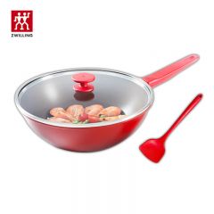 双立人（ZWILLING） NOW30cm石榴不粘炒锅套装65521-300-922
